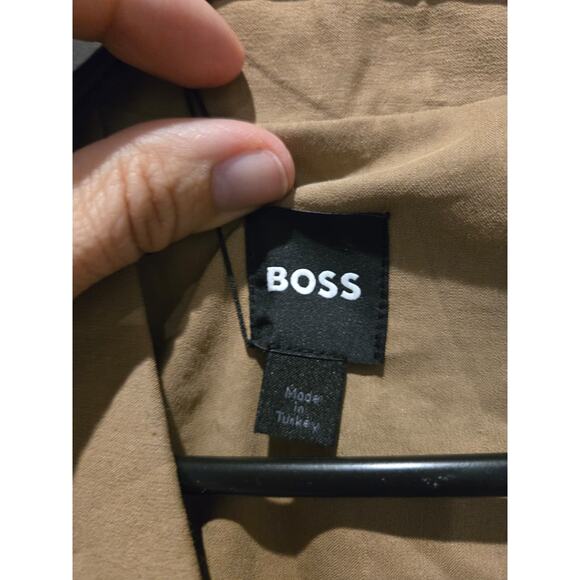 Hugo Boss Women's Belted Wrap Dress Brown Knee Length Size 6 NWT 595 - Picture 6 of 11